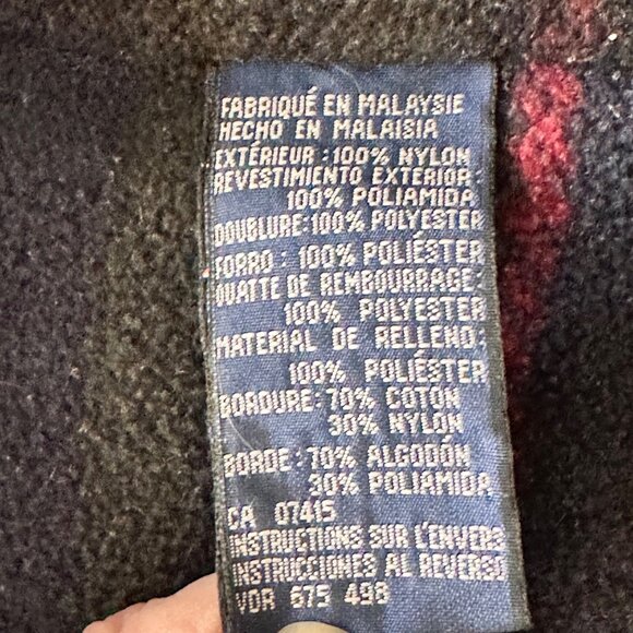 Nautica Mens Detachable Flannel Lining Zip/Snap Up Chore Barn Coat SZ L Tan - Picture 16 of 16